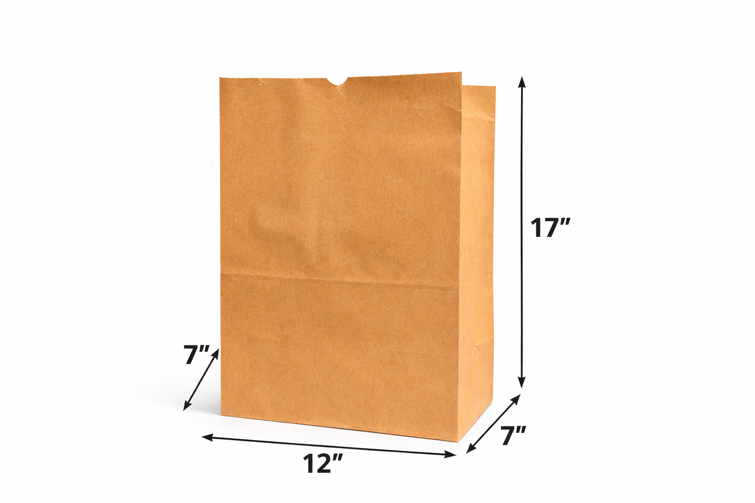 Large Kraft Paper Grocery Bag